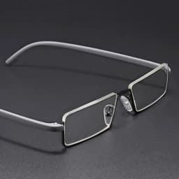 May Flower Metal Anti-Blue Light Reading Glasses Men Half Frame Prescription Eyeglasses Male TR90 Eyewear With Case óculos +1.75