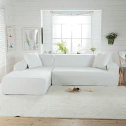 Solid Corner Sofa Covers Couch Slipcovers Elastica Material Sofa Skin Protector for Pets Chaselong Cover L Shape Sofa Armchair
