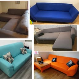 Solid Corner Sofa Covers Couch Slipcovers Elastica Material Sofa Skin Protector for Pets Chaselong Cover L Shape Sofa Armchair
