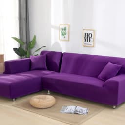 Solid Corner Sofa Covers Couch Slipcovers Elastica Material Sofa Skin Protector for Pets Chaselong Cover L Shape Sofa Armchair