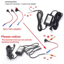 5V 2.5A Mini Micro Type C USB Car Dash Camera Charger Adapter Hard Wire DVR Hardwire Kit for XiaoMi 70Mai YI 360