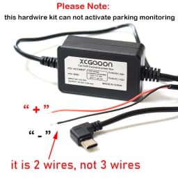 5V 2.5A Mini Micro Type C USB Car Dash Camera Charger Adapter Hard Wire DVR Hardwire Kit for XiaoMi 70Mai YI 360