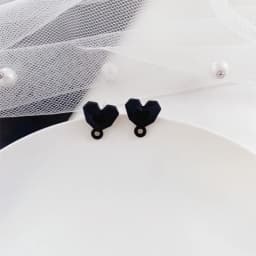 10Pcs DIY Stainless Steel Earrings Back Love Heart Dangle Earrings Base Connectors Linkers for Jewelry Making Accessories