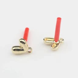 10Pcs DIY Stainless Steel Earrings Back Love Heart Dangle Earrings Base Connectors Linkers for Jewelry Making Accessories