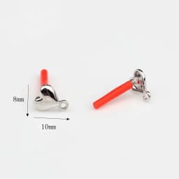 10Pcs DIY Stainless Steel Earrings Back Love Heart Dangle Earrings Base Connectors Linkers for Jewelry Making Accessories
