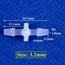 5~200pcs 1.6~15.8mm Equal Dia Direct Connectors Aquarium Tank Air Pump Aerator Hose Pagoda Joint Irrigation Water Pipe Fittings