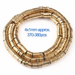 AAA+ Color Retention Gold-Plated Hematite Beads Natural Stone Round Cube Spacer Loose Beads for jewelry Making DIY Bracelet 15''