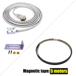 High Precision Milling Lathe Grinder DRO Magnetic Scale 5V 0.005mm Magnetic Linear Encoder For SINO HYMSEANN All Digital Readout