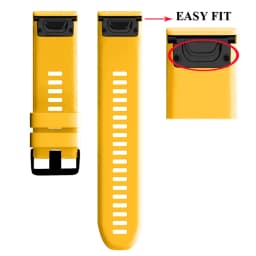 26mm 22mm Quick Release Watchband For Garmin Fenix 7X 6X Pro 5X 3 3HR Silicone Easy Fit Wrist Band for Garmin Fenix 7 Fenix 6 5