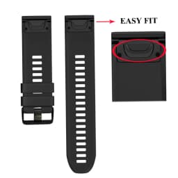 26mm 22mm Quick Release Watchband For Garmin Fenix 7X 6X Pro 5X 3 3HR Silicone Easy Fit Wrist Band for Garmin Fenix 7 Fenix 6 5
