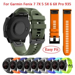 26mm 22mm Quick Release Watchband For Garmin Fenix 7X 6X Pro 5X 3 3HR Silicone Easy Fit Wrist Band for Garmin Fenix 7 Fenix 6 5