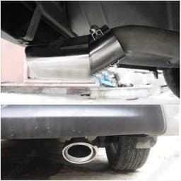 car tail throat exhaust pipe decoration modification muffler for Opel Astra g/gtc/j/h Corsa Insignia Mokka KX3 KX5