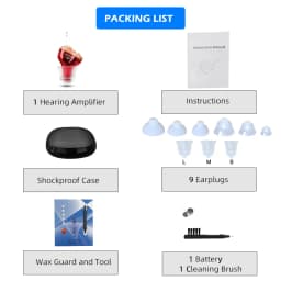 Hearing Aids Audifonos for Deafness Adjustable Micro Wireless J20 Mini Invisible Hearing Aid Ear Sound Amplifier Drop Shipping