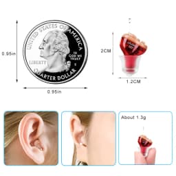 Hearing Aids Audifonos for Deafness Adjustable Micro Wireless J20 Mini Invisible Hearing Aid Ear Sound Amplifier Drop Shipping