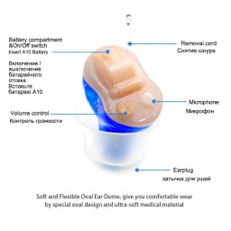 Hearing Aids Audifonos for Deafness Adjustable Micro Wireless J20 Mini Invisible Hearing Aid Ear Sound Amplifier Drop Shipping