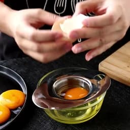 Stainless Steel Egg White Separator Tools Eggs Yolk Filter Gadgets Kitchen Accessories Separating Funnel Spoon Egg Divider Tool