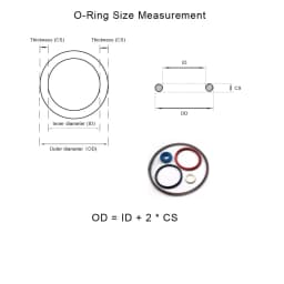 10pcs Silicone Rubber Seal O-Ring Thickness CS 2mm Outer Diameter OD 5/5.5/6/7/8/9/10/11/12/13/14/15/16/17/18/19/20mm VMQ Gasket