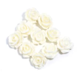 1 Strand 6 8 10 12 15mm Rose Camelia Flower Beads Artificial Coral Beads For Jewelry Making DIY Bracelet Neckalce Accessoires