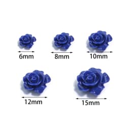 1 Strand 6 8 10 12 15mm Rose Camelia Flower Beads Artificial Coral Beads For Jewelry Making DIY Bracelet Neckalce Accessoires