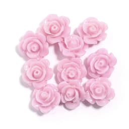 1 Strand 6 8 10 12 15mm Rose Camelia Flower Beads Artificial Coral Beads For Jewelry Making DIY Bracelet Neckalce Accessoires