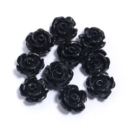 1 Strand 6 8 10 12 15mm Rose Camelia Flower Beads Artificial Coral Beads For Jewelry Making DIY Bracelet Neckalce Accessoires