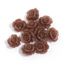 1 Strand 6 8 10 12 15mm Rose Camelia Flower Beads Artificial Coral Beads For Jewelry Making DIY Bracelet Neckalce Accessoires