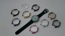 Case for Samsung Galaxy watch 4/5 44mm 40mm 46mm 42mm accessories Plated TPU Bumper cover Screen protector Galaxy watch4 classic