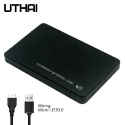 UTHAI U25 2.5 Inch SATA3 USB3.0 HDD Enclosure Tool-Free Mobile Shell External Hard Drive Card Enclosure for Portable Storage