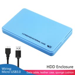 UTHAI U25 2.5 Inch SATA3 USB3.0 HDD Enclosure Tool-Free Mobile Shell External Hard Drive Card Enclosure for Portable Storage
