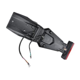 Motorcycle Rear Fender Mudguard with LED Brake Tail Light Motorcycle Fender TailLight Accessories