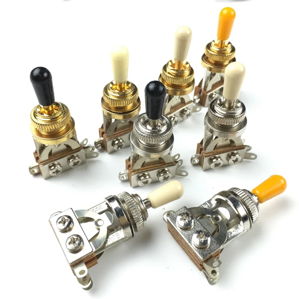 1 Piece 3-way Electric Guitar Pickup Selector Toggle Switch For Epiphone LP SG Nickel Gold MADE IN KOREA