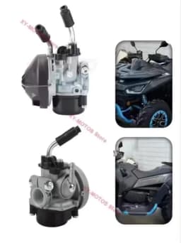 Carburetor Carb For 2 Stroke Engine 50cc 60cc 80cc Gas Motorized Bike Bicycle 47 49cc Pocket Bike Mini Moto Dirt ATV Quad