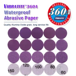 100Pcs 25mm 1 Inch Wet Dry Sanding Discs 60-10000 Grit Hook Loop Aluminum Oxide Sandpaper for Drill Rotary Grinder Tools
