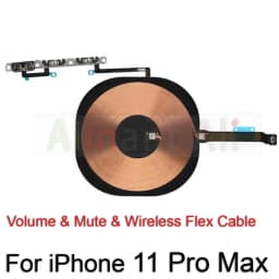 AiinAnt Power Volume Buttons Mute Wireless Charging Flash Light Power Flex Cable For iPhone 11 Pro 11Pro Max Phone Repair Parts