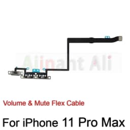 AiinAnt Power Volume Buttons Mute Wireless Charging Flash Light Power Flex Cable For iPhone 11 Pro 11Pro Max Phone Repair Parts