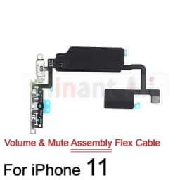 AiinAnt Power Volume Buttons Mute Wireless Charging Flash Light Power Flex Cable For iPhone 11 Pro 11Pro Max Phone Repair Parts