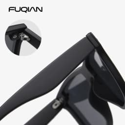 Luxury Square Polarized Sunglasses Men Women Fashion One-piece Sun Glasses Unisex Vintage Mirror Blue Driving Eyewear UV400