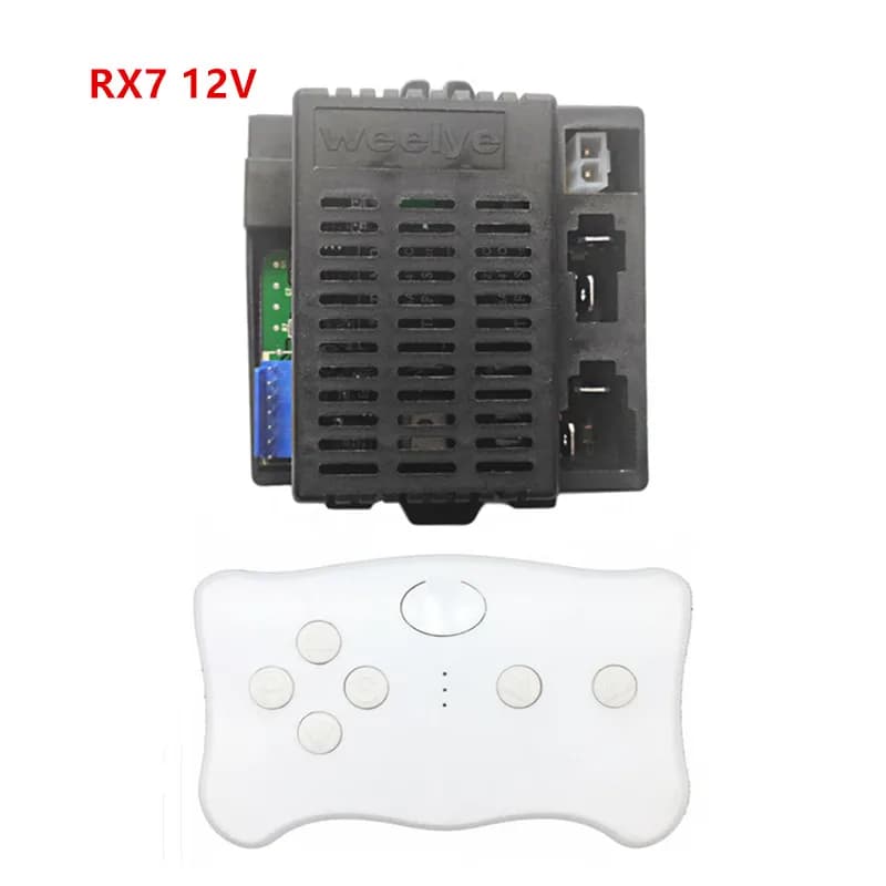 Wellye RX7 12V 2.4G Children's electric toy car bluetooth remote control, controller with smooth start function transmit