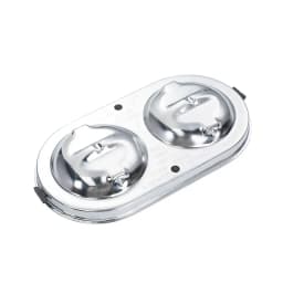 Car Chrome Steel Engine for Chevrolet Corvette 1967-1982 Master Cylinder Cover with Bails Gaskets Cap Replacement Accessories
