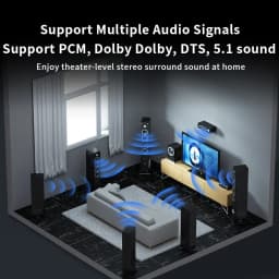 Unnlink SPDIF Optical Audio Cable Digital HIFI 5.1 Toslink Cable for TV Box PS4 Speaker Blu-ray Xbox 360 Amplifier Subwoofer