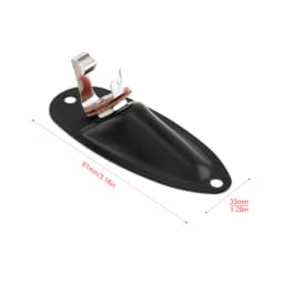 Boat Sockets Electric Guitar Pickup Output Jack Plate Socket Accessories for FD Strat Electric Guitar Worn Parts Replacement