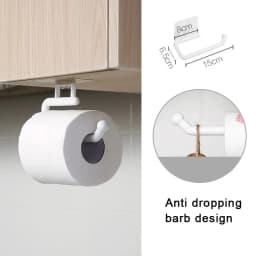 Punch Free Kitchen Paper Roll Holder Towel Hanger Rack Bar Cabinet Rag Hanging Bathroom Organizer Tools