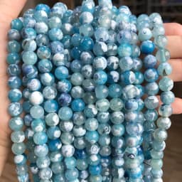 Natural Orange Jades Chalcedony Stone Beads Round Loose Beads For Jewelry Making 15"Strand 6 8 10 12mm DIY Bracelet Necklace