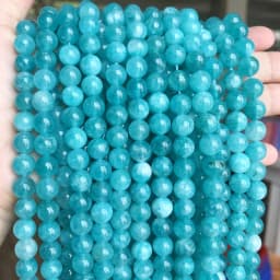 Natural Orange Jades Chalcedony Stone Beads Round Loose Beads For Jewelry Making 15"Strand 6 8 10 12mm DIY Bracelet Necklace