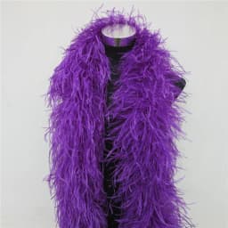 YY-tesco 2 Meters fluffy ostrich feather boa skirt Costumes/Trim for Party/Shawl/Craft rose feather boa in wedding decorations