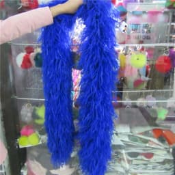 YY-tesco 2 Meters fluffy ostrich feather boa skirt Costumes/Trim for Party/Shawl/Craft rose feather boa in wedding decorations