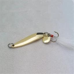 1pcs Metal Gold Sliver Spoon Fishing Lure Sequined Hard Baits Noise Paillette with Feather For Sea Lures Tool Wobbler Spinner