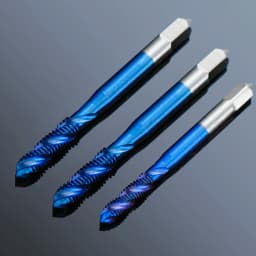 XCAN Metric Screw Tap 1pc HSS M2-M6 Thread Tap Nano Blue Coated Machine Plug Tap Threading Tools Spiral Tap Drill