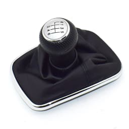 23mm 5 / 6 Speed Shifter Manual Gear Shift Knob Gaitor Boot for Volkswagen VW MK4 Golf 4 IV GTI R32 Jetta Bora Red Stitch