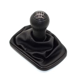 23mm 5 / 6 Speed Shifter Manual Gear Shift Knob Gaitor Boot for Volkswagen VW MK4 Golf 4 IV GTI R32 Jetta Bora Red Stitch